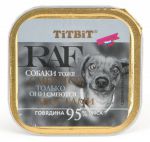 Titbit RAF Консервы для собак Говядина